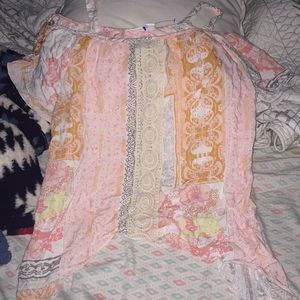 cute off the shoulder shirt